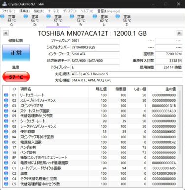 ファイルの移動のしすぎ？で　内蔵HDDを認識しなくなった・・・(´；ω；`)ｼｸｼｸ　でもなんとか復旧した　(´∀`)bｸﾞｯ